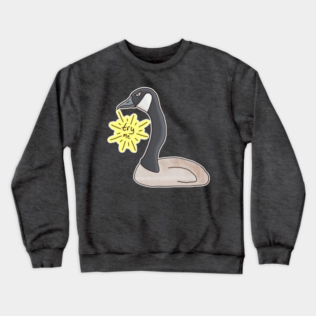 Canada Goose: Try Me Crewneck Sweatshirt by nonbeenarydesigns